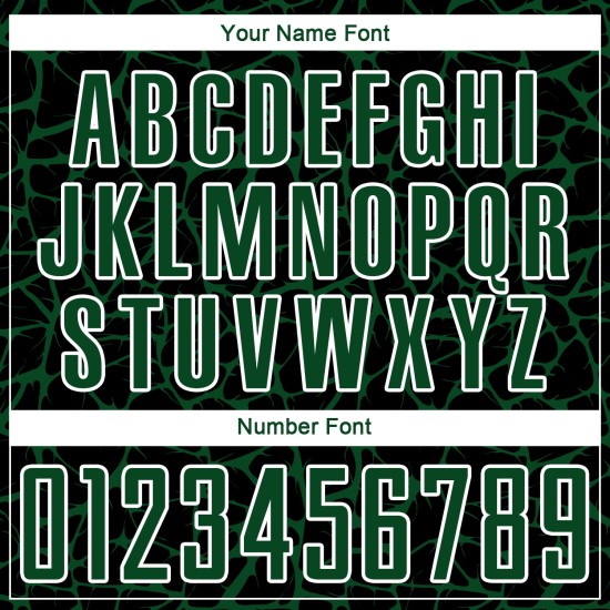 Benutzerdefinierte schwarz grün-weiß abstrakte Netzwerk Splash Sublimation Fußball Uniform Trikot