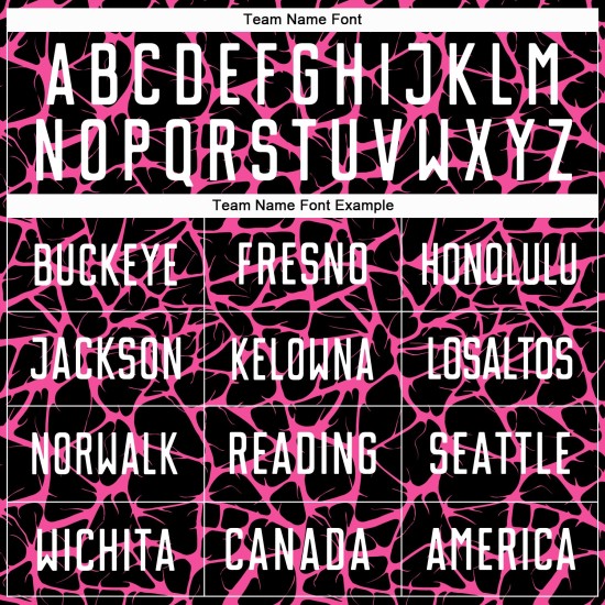 Benutzerdefinierte schwarz weiß-rosa abstrakte Netzwerk Splash Sublimation Fußball Uniform Jersey