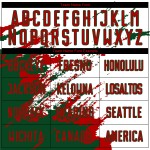 Benutzerdefinierte weiß rot-grün abstrakte Fragment Kunst Splash Sublimation Fußball Uniform Jersey