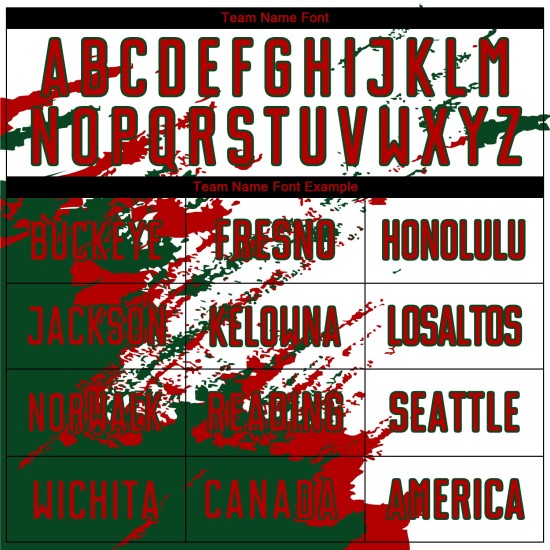 Benutzerdefinierte weiß rot-grün abstrakte Fragment Kunst Splash Sublimation Fußball Uniform Jersey