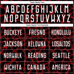 Benutzerdefinierte schwarz weiß-rot abstrakte Netzwerk Splash Sublimation Fußball Uniform Trikot