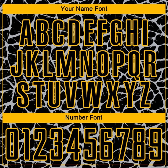 Benutzerdefinierte schwarz grau-gold abstrakte Netzwerk Splash Sublimation Fußball Uniform Trikot