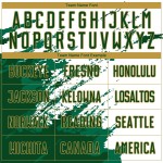 Benutzerdefinierte weiß grün Kelly Grün-Gold abstrakte Fragment Kunst Splash Sublimation Fußball Uniform Jersey