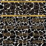 Benutzerdefinierte schwarz weiß-altgold abstrakte Netzwerk Splash Sublimation Fußball Uniform Jersey