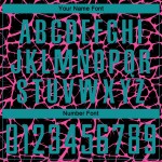 Benutzerdefinierte schwarz blaugrün-rosa abstrakte Netzwerk Splash Sublimation Fußball Uniform Trikot