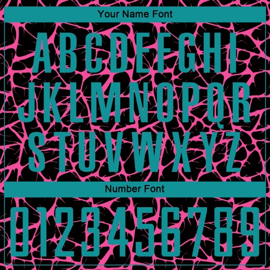 Benutzerdefinierte schwarz blaugrün-rosa abstrakte Netzwerk Splash Sublimation Fußball Uniform Trikot