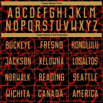 Benutzerdefinierte schwarz alt gold-rot abstrakte Netzwerk Splash Sublimation Fußball Uniform Trikot