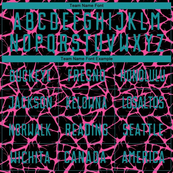 Benutzerdefinierte schwarz blaugrün-rosa abstrakte Netzwerk Splash Sublimation Fußball Uniform Trikot