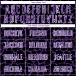 Benutzerdefinierte schwarz lila-weiß abstrakte Netzwerk Splash Sublimation Fußball Uniform Trikot